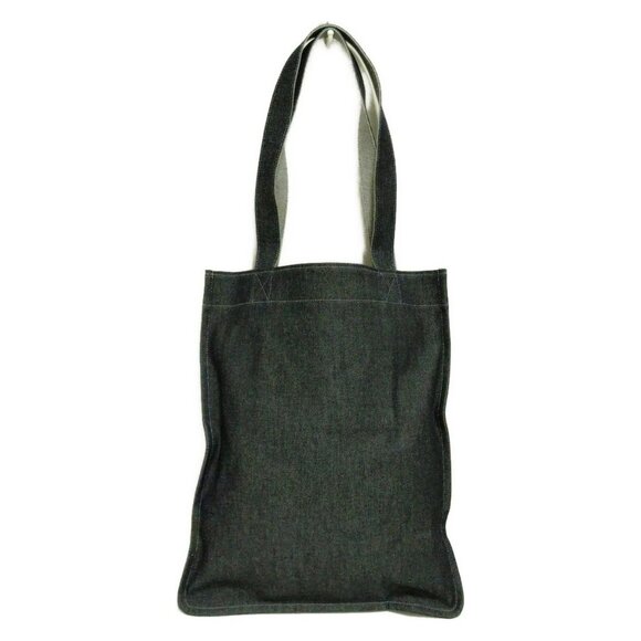 Auth TIFFANY&Co. - Dark Gray Silver Denim Tote Bag - Picture 2 of 8